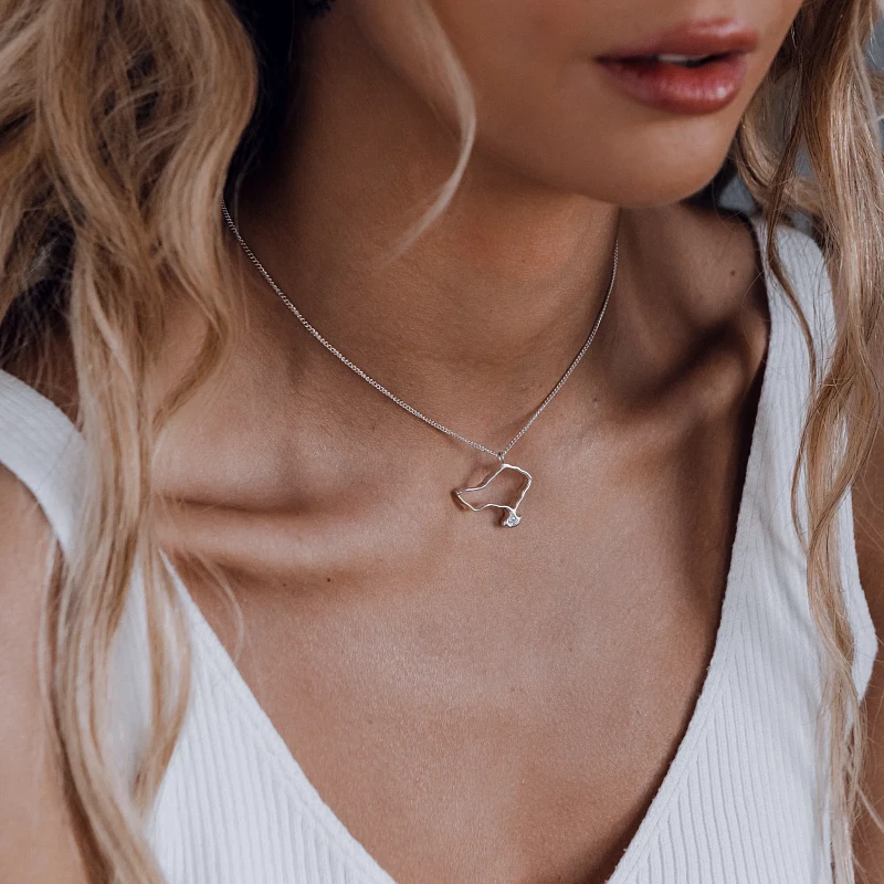 Купить 09-00-0069 Колье Лотос с опалами (Ag 925) в ювелирном