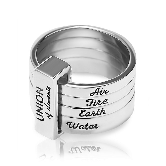 03-00-0303 Кольцо "4 Стихии" (Ag 925)